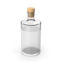 Glass Bottle With Cork PNG & PSD Images
