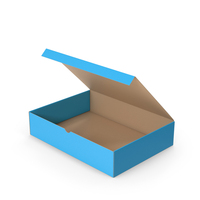 Box Package Blue PNG & PSD Images
