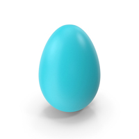 Easter Egg Azure PNG & PSD Images