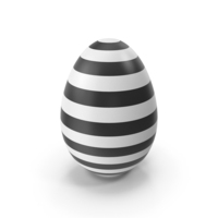 Easter Egg Black White PNG & PSD Images