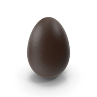Easter Egg Dark Chocolate PNG & PSD Images