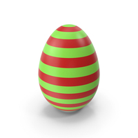Easter Egg Red Green PNG & PSD Images