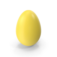 Easter Egg Yellow PNG & PSD Images
