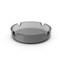 Ashtray Glass Black PNG & PSD Images
