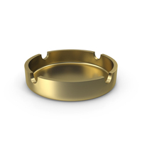 Ashtray Gold PNG & PSD Images