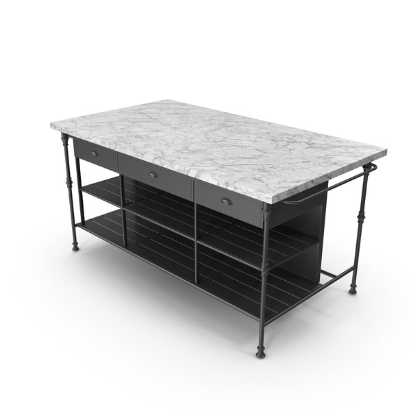 Kitchen Island Black PNG & PSD Images