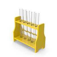 Test Tube Rack Yellow PNG & PSD Images