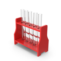 Red Test Tube Rack PNG & PSD Images