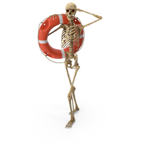 Worn Skeleton Lifeguard PNG & PSD Images