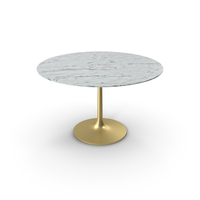 Nero White Marble Dining Table PNG & PSD Images