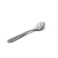 Cottage Cheese Metal Spoon PNG & PSD Images