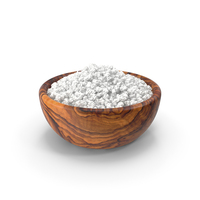 Cottage Cheese Wood Bowl PNG & PSD Images