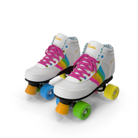 Quad Roller Skates White PNG & PSD Images