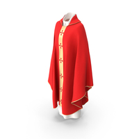 Red Gothic Chasuble PNG & PSD Images