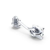 Stainless Steel Cabin Hook and Eye Latch PNG & PSD Images
