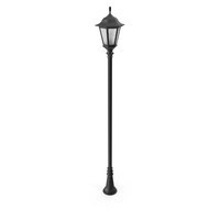 Vintage Street Light Single PNG & PSD Images