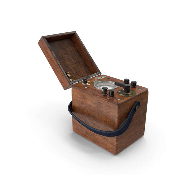 Vintage Portable Watt Hour Test Meter PNG & PSD Images