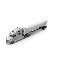 Volvo Truck With Gas Tank Trailer PNG & PSD Images