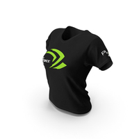 Nvidia Women's Tshirt PNG & PSD Images