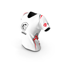 MSI White Women's Tshirt PNG & PSD Images
