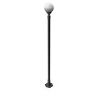 Globe Street Light Single Dirty PNG & PSD Images