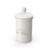 Le Bain Paris Cotton Jar PNG & PSD Images