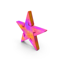 Colorful Modern Star Symbol PNG & PSD Images