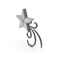 Black Twinkle Star Symbol PNG & PSD Images