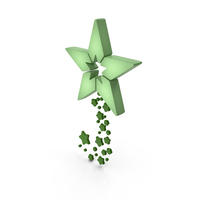 Spark Twinkle Star Green PNG & PSD Images