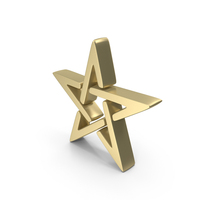 Gold Twinkle Star Symbol PNG & PSD Images