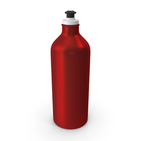 Red Aluminium Sport Bottle PNG & PSD Images