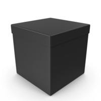 Cardboard Box Square Black PNG & PSD Images