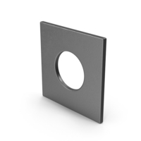 Black Square Washer PNG & PSD Images