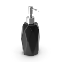Black Ceramic Stoneware Soap Dispenser PNG & PSD Images