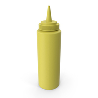 Sauce Bottle Mustard PNG & PSD Images