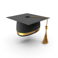 Black Graduation Hat PNG & PSD Images