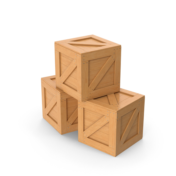Wooden Box Crates PNG & PSD Images