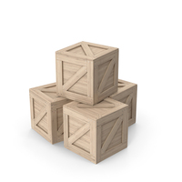 Wooden Cargo Boxes PNG & PSD Images