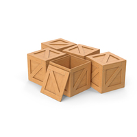 Wooden Cargo Crates PNG & PSD Images