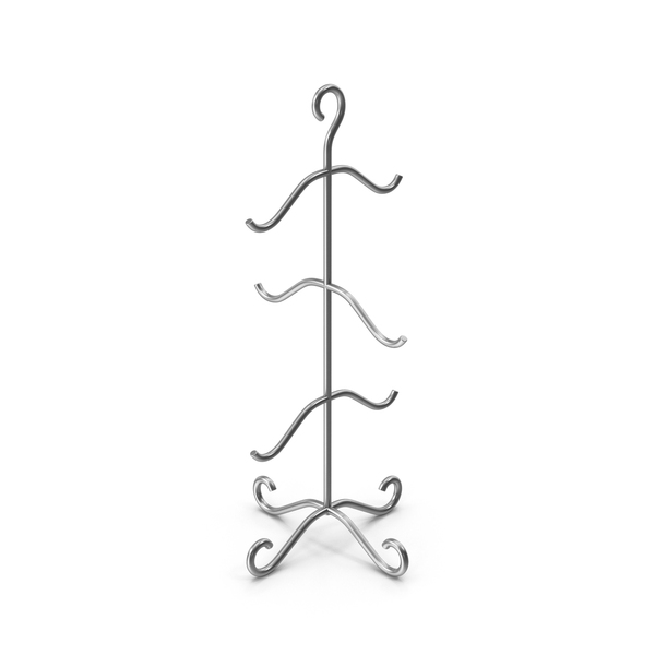 Silver Mug Tree Stand PNG & PSD Images