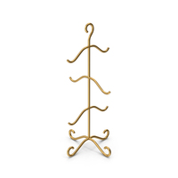 Gold Mug Tree Stand PNG & PSD Images