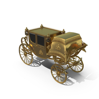 Gold Carriage PNG & PSD Images