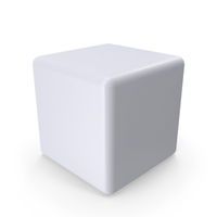 Primitive Shape Cube White PNG & PSD Images