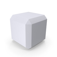 Primitive Shape Cube White PNG & PSD Images