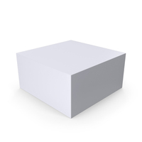 Primitive Shape Cube White PNG & PSD Images