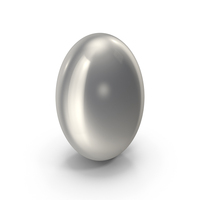 Silver Oval Shape PNG & PSD Images