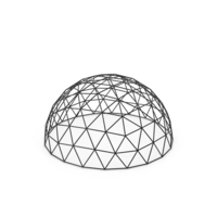 Geometric Dome Black PNG & PSD Images