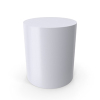 White Cylindrical Shape PNG & PSD Images