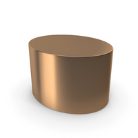 Small Bronze Oval Cylinder PNG & PSD Images