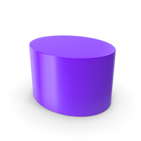 Small Purple Oval Cylinder PNG & PSD Images